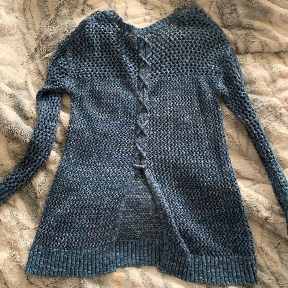 Lucky brand sweater with cute back detail